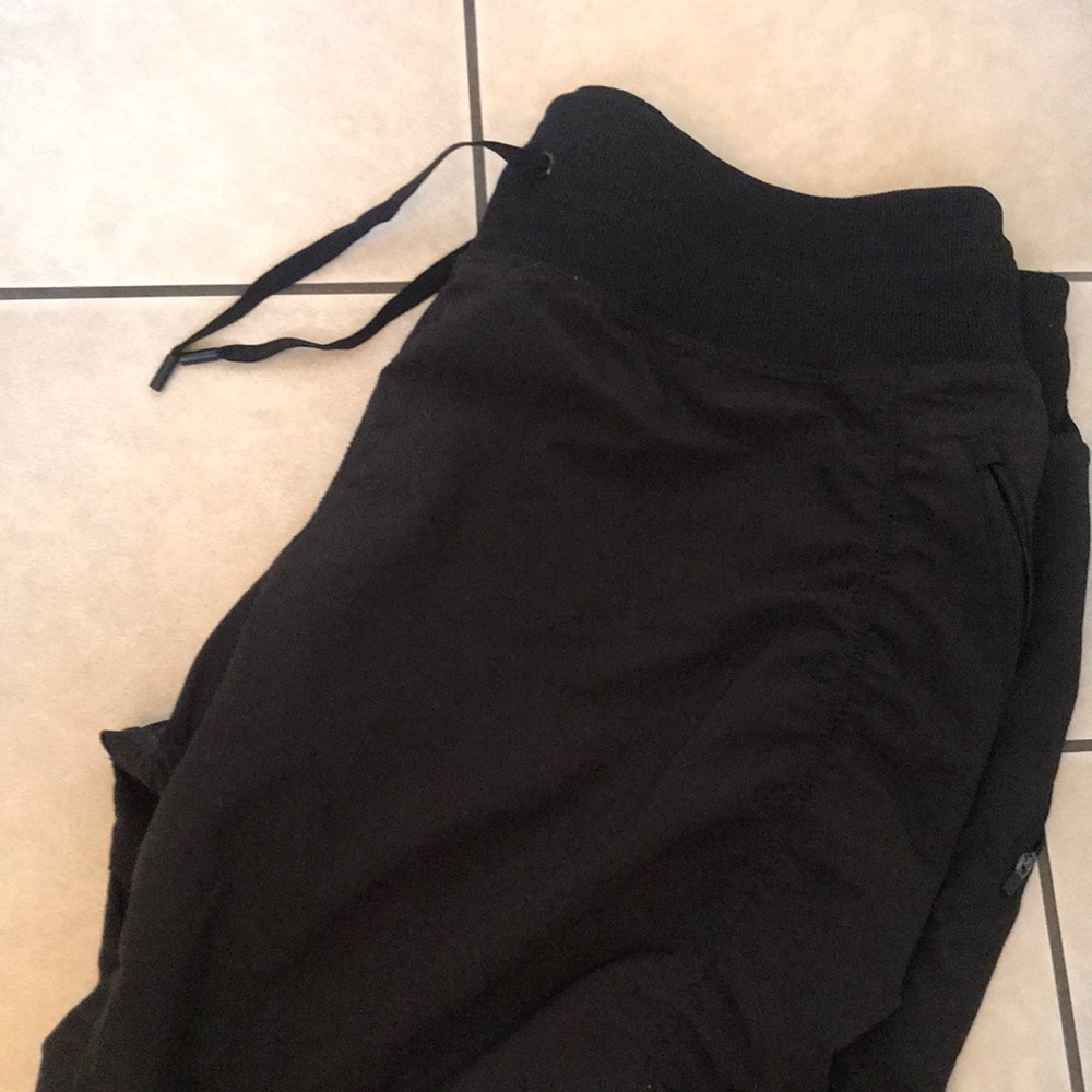 Black lightweight joggers